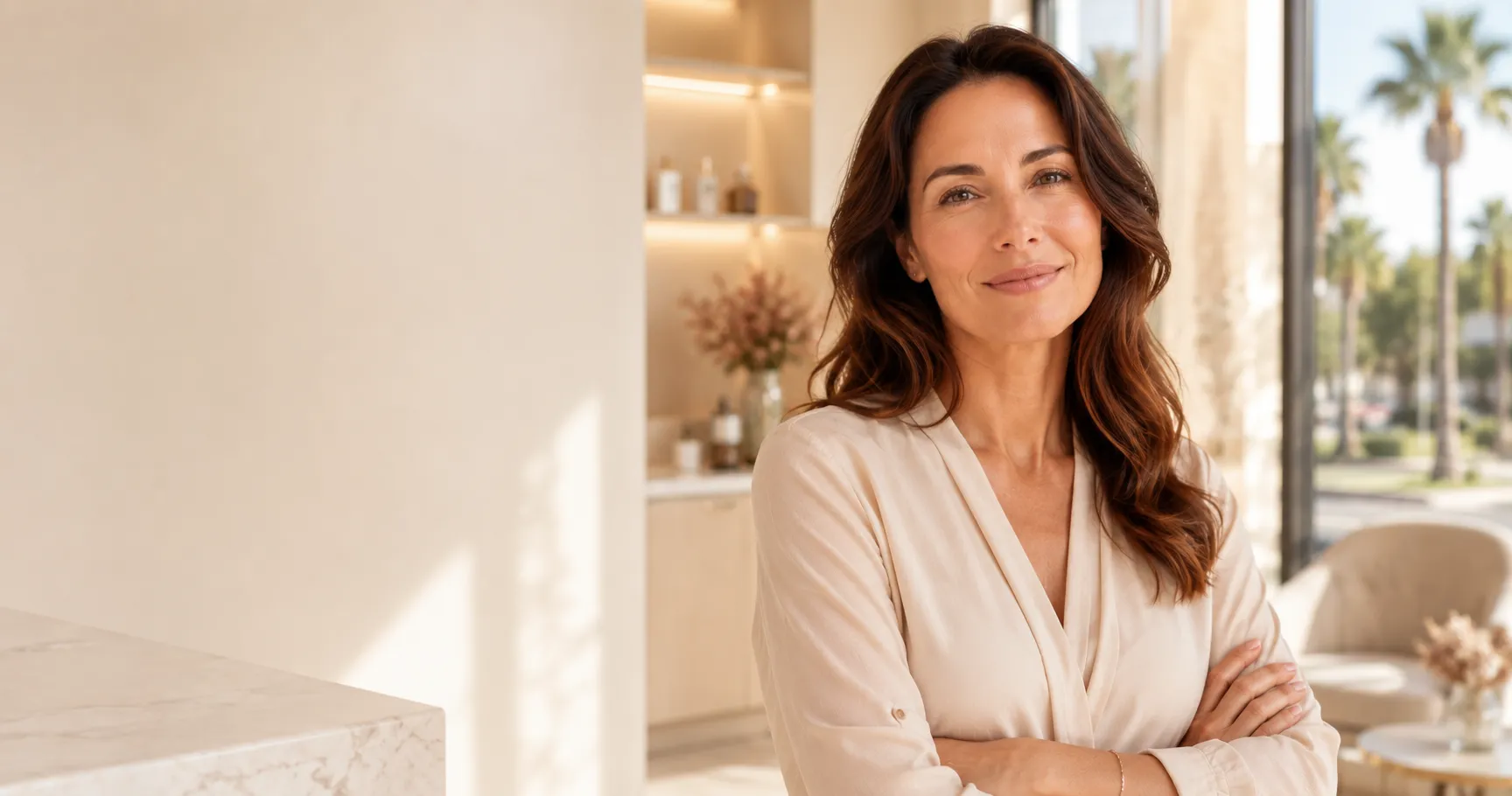 Physician-owned medical spa interior on Main Street in Safety Harbor